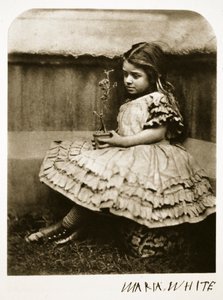 Maria White, 11 luglio 1864 (foto seppia) da Charles Lutwidge Dodgson